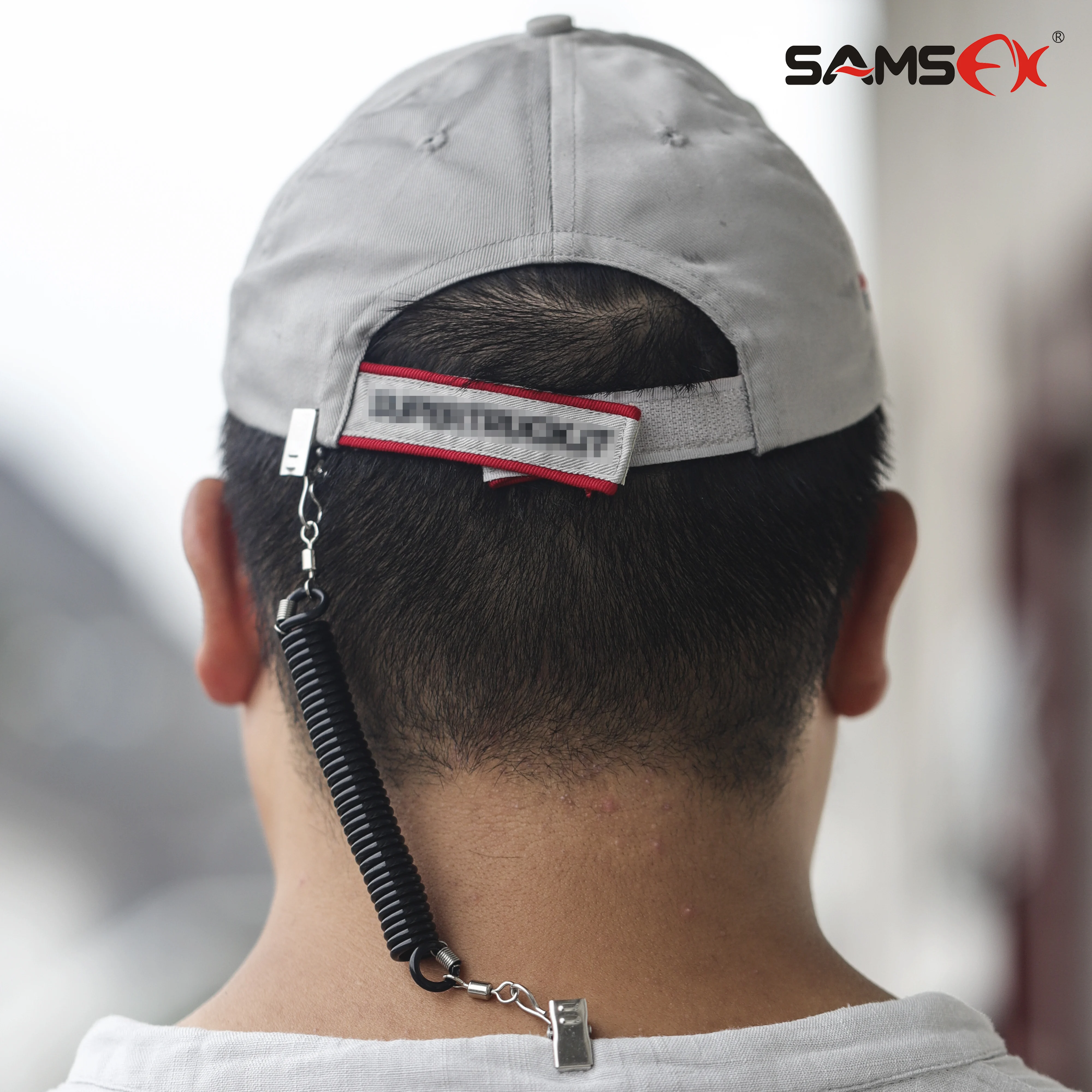 SAMSFX Fishing Boating Sailing Camping 3PCS Windproof Strap Clips Cap Anti-Lost Strap Hat Strap Clips Hat Chin Cord Retainer