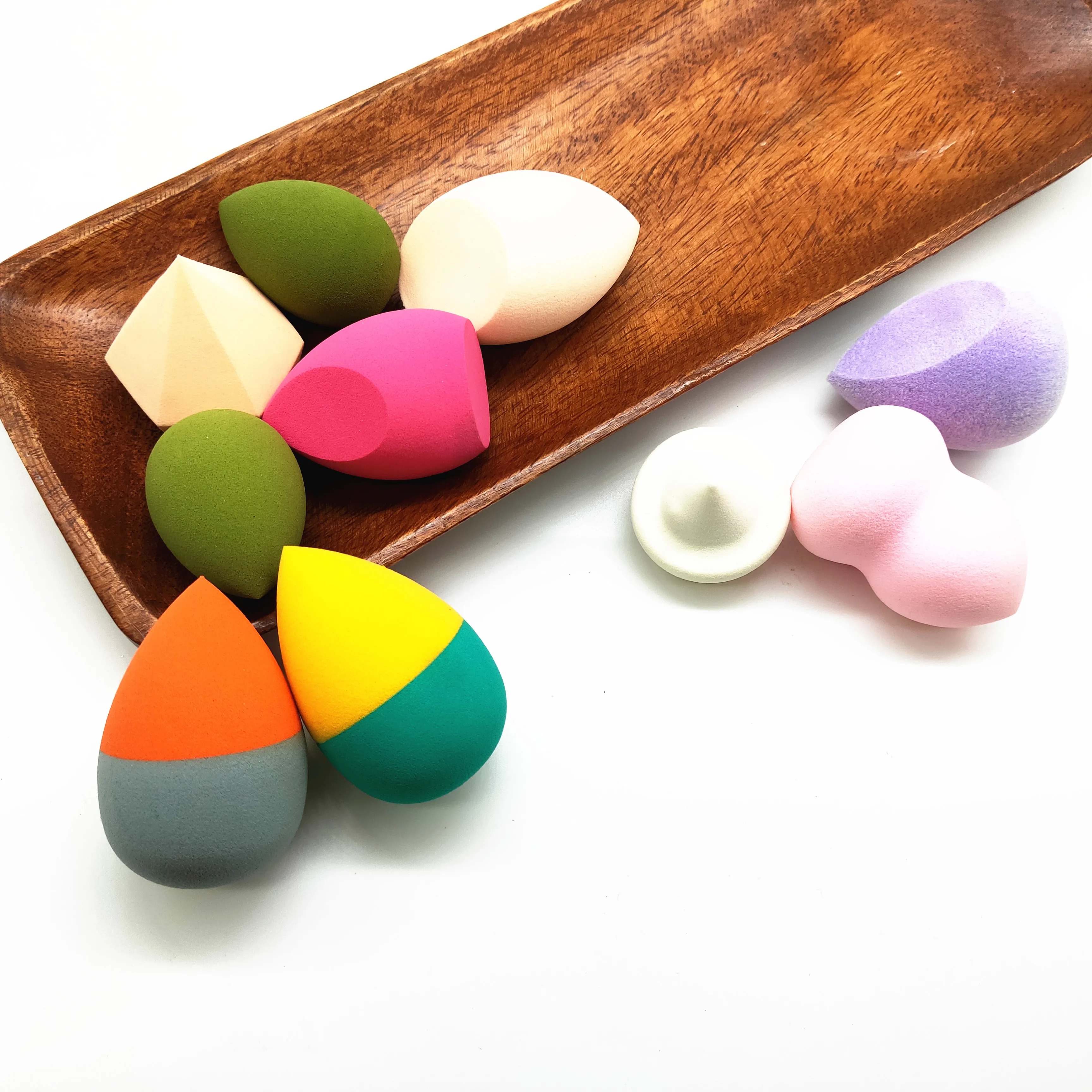 
Extra soft powder puff makeup sponge set sponge make up packaging Superfine Fiber make up sponge 