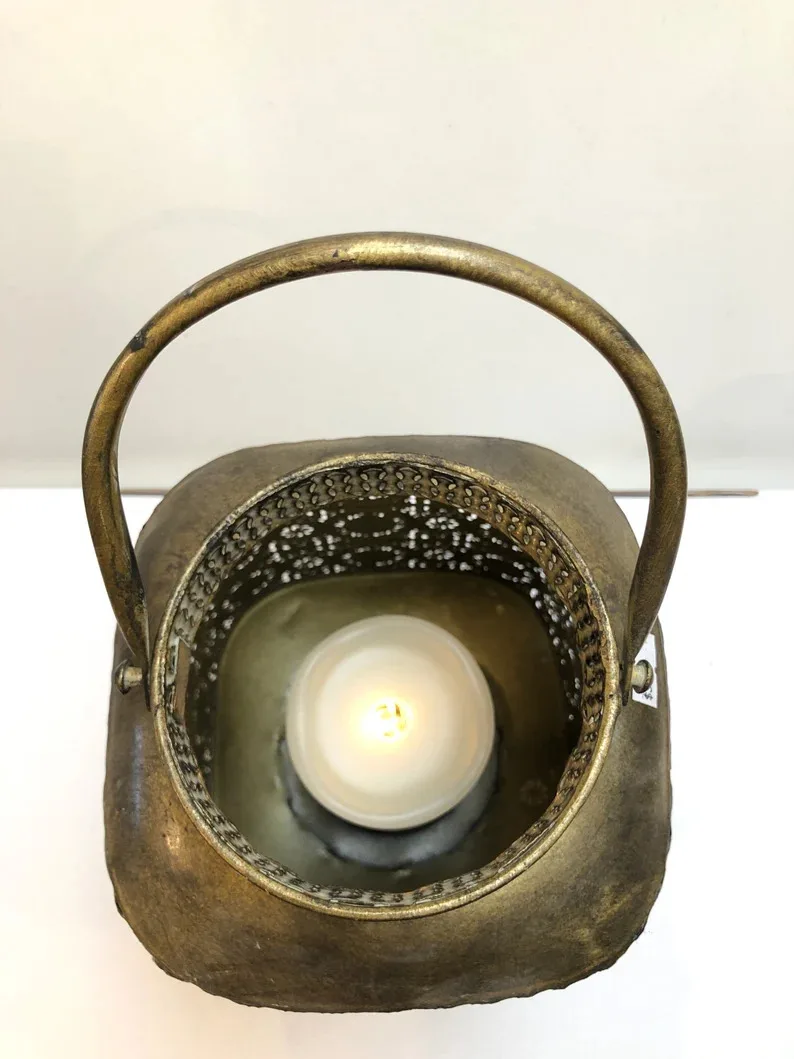 Высококачественный металлический садовый подвесной ураган-фонарь для декоративного улицы