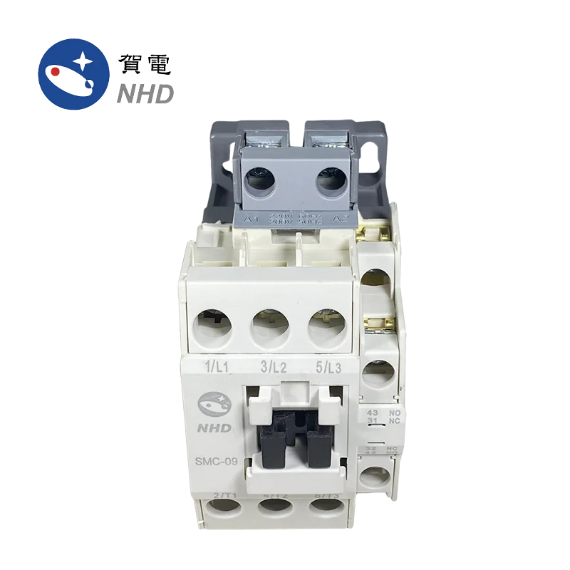SMC-0911 3 Pole AC Contactor , Magnetic Contactor 9A