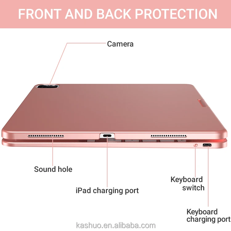 
US warehouse Keyboard Led Magic Case Tablet Keyboard for iPad Pro 129 