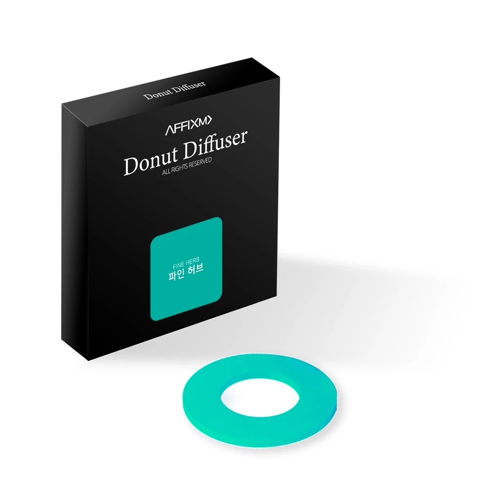 
AFFIXM No Magnet No Sticky Easy Clean Universal Air Vent Donut Diffuser Nano Pad car dashboard phone holder from Korea 