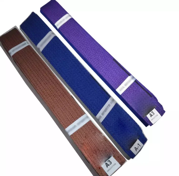2024 Custom Various Colors Durable Belt 100% Cotton Martial Art Bjj Judo Karate BJJ Belts