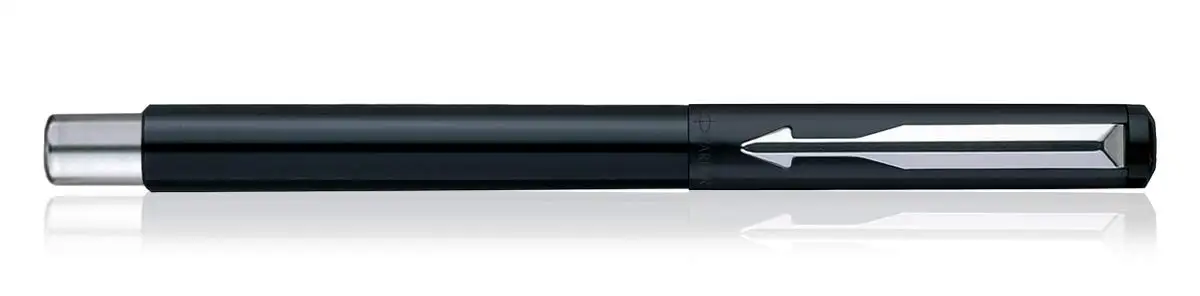 Rollerball pen parker vector standard black glossy stanless steel parker fine rollerball pens custom logo promotional pen