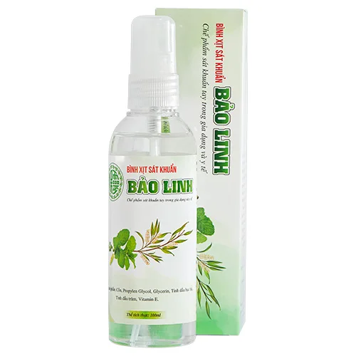 Kill 99% Of Bacteria Immediately Prevent Skin Diseases Smooth And Soft Herbal Extracted Bao Linh Antiseptic Spray