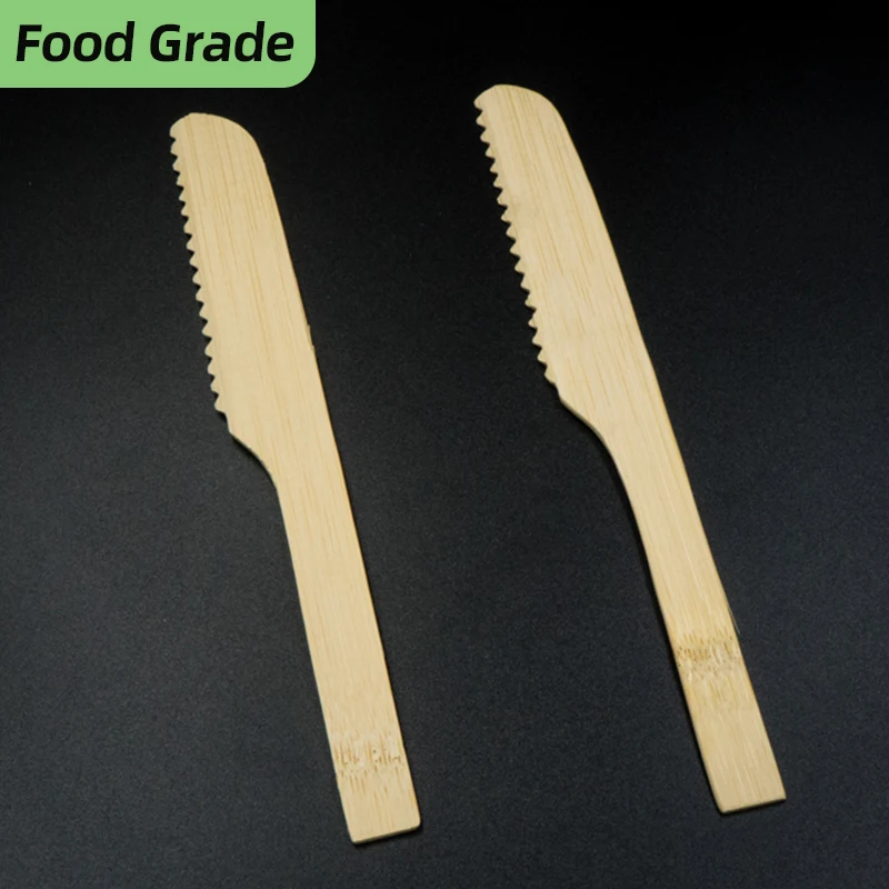 Disposable 170 mm bamboo knife fork spoon cutlery set Bamboo Disposable Wooden travel utensils disposable bamboo kitchenware