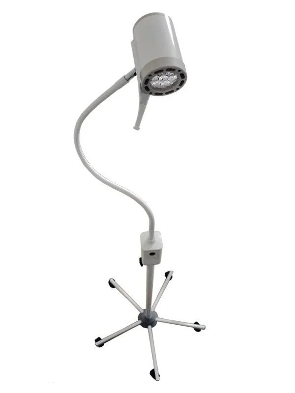 7 LED bulbs  Goose neck Medical Equipment LED minor Surgical Lamp Ks-Q7  Mobile type for ENT,gynaecology in Clinic, hospital