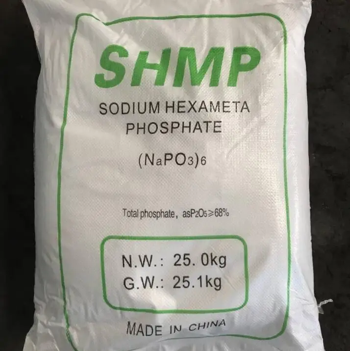 Bulk Stock SHMP 68% CAS 10124-56-8 sodium hexametaphosphate food grade additive