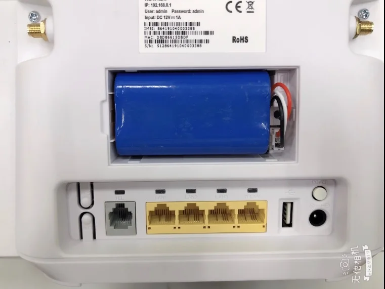 
4G LTE VoLTE Indoor CPE Router WIFI ROUTER with Battery with RJ-11 Phone port 