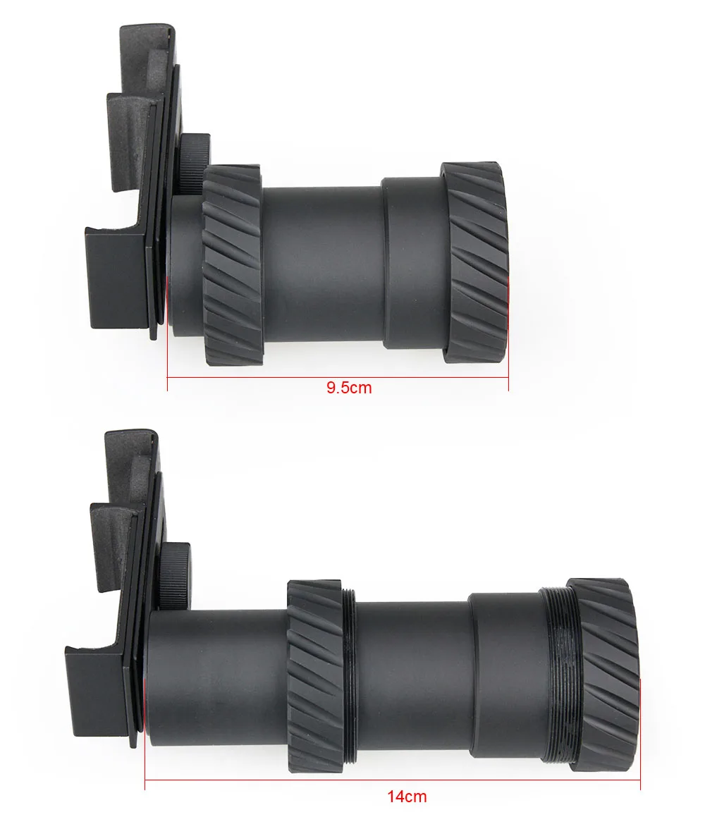 GZ33-0202 Tactical Scope 40MM-43MM Aluminium Adapter Monocular Telescope Camera Mount for All Phone Optics