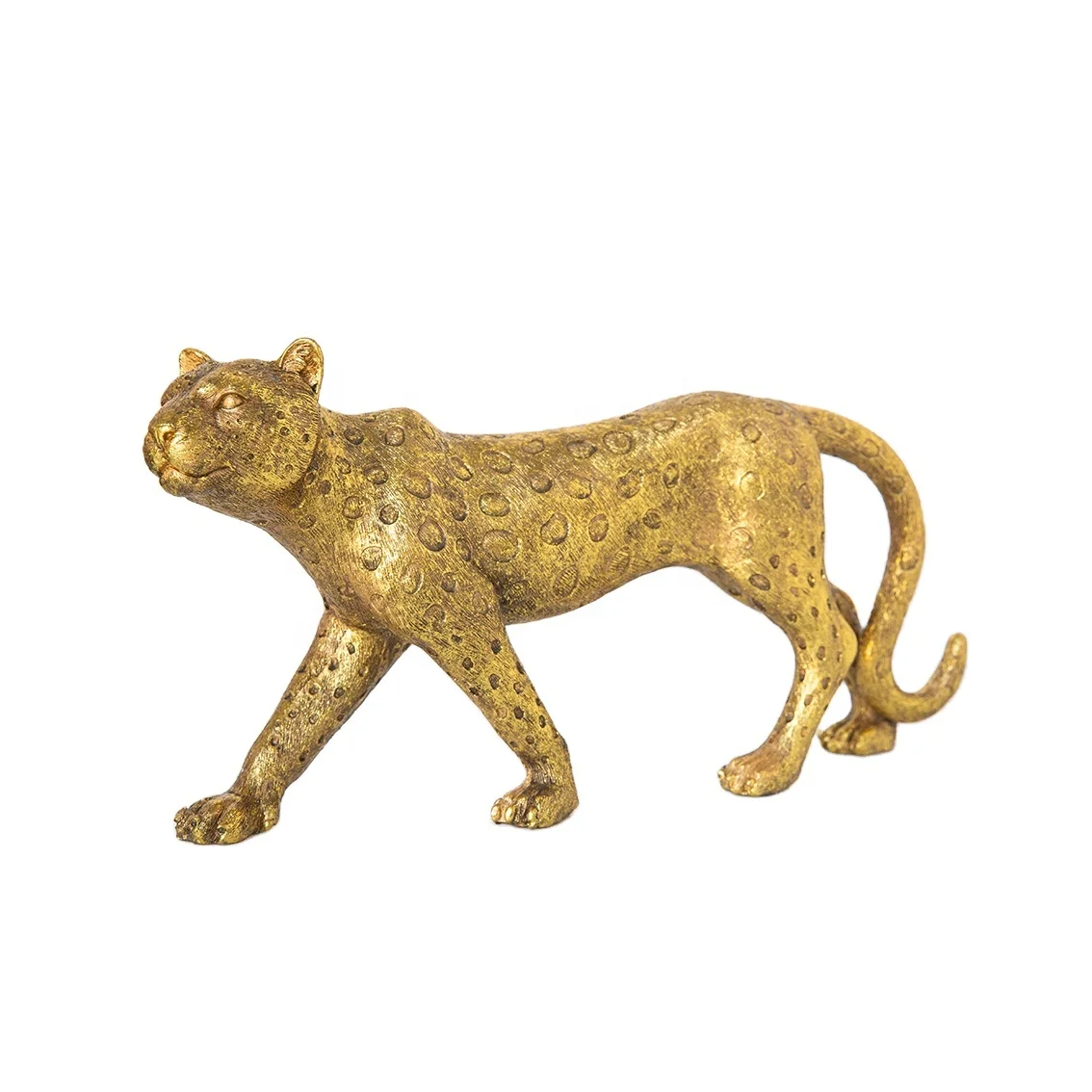 
Modern Handmade Resin Leopard Animal High Quality Sculpture Crafts Home Decoration 