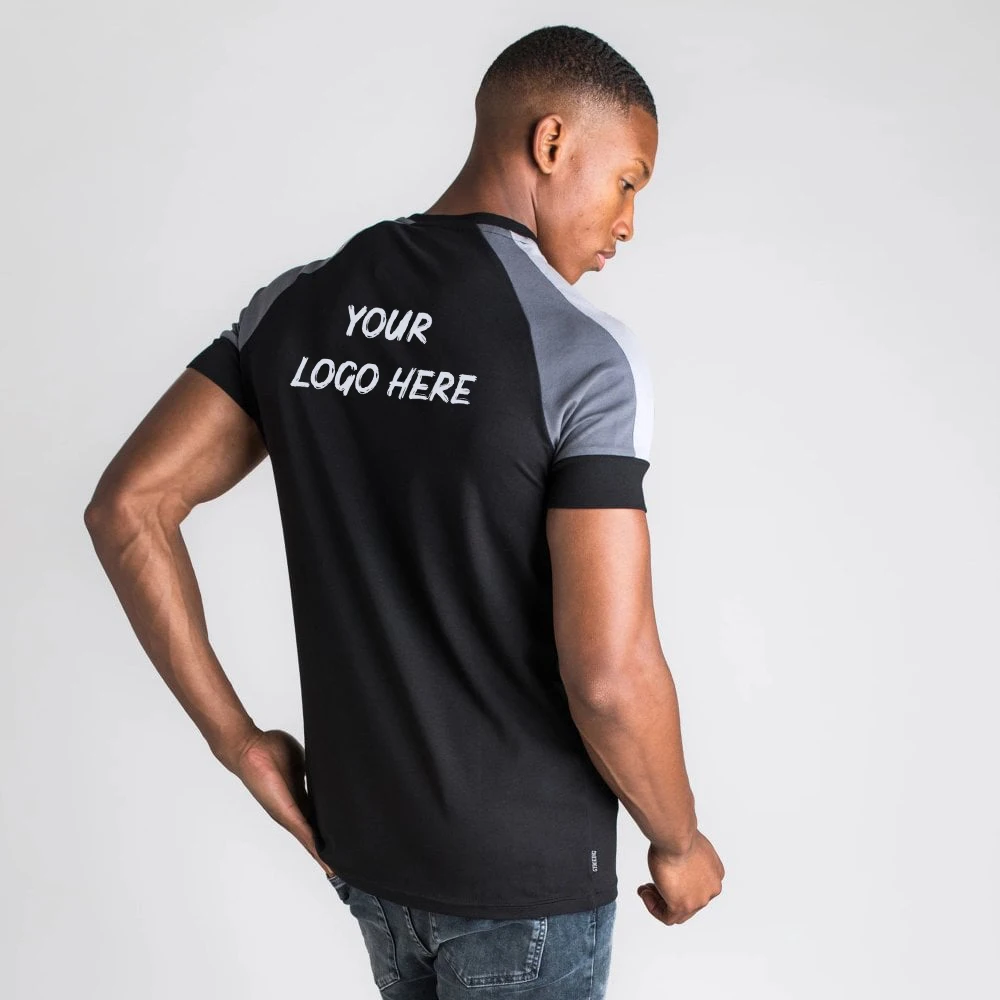  Повседневная летняя футболка с круглым вырезом и коротким рукавом Мужская дышащая быстросохнущая Спортивная свободная большого размера