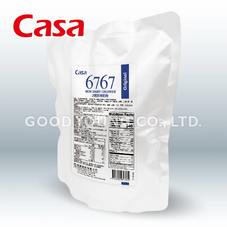 HALAL ISO Certification Taiwan Non Dairy Creamer Powder Coffee Bubble Milk Tea Ingredients