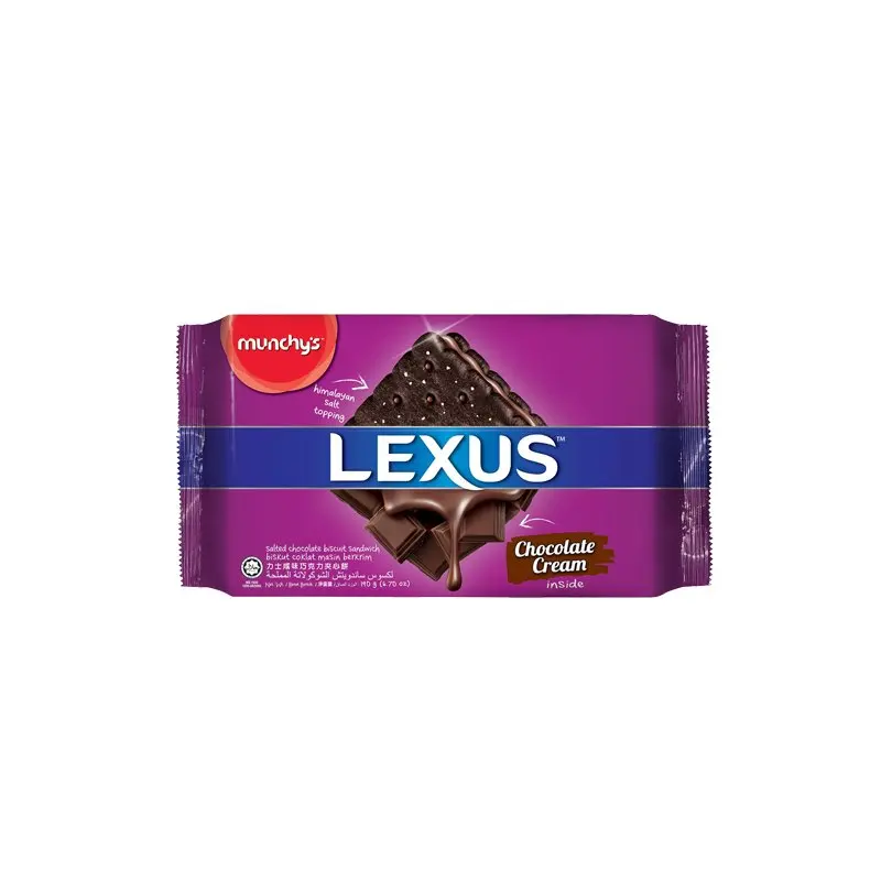 Wholesale Export Munchys Lexus Salted Chocolate Sandwich 190g