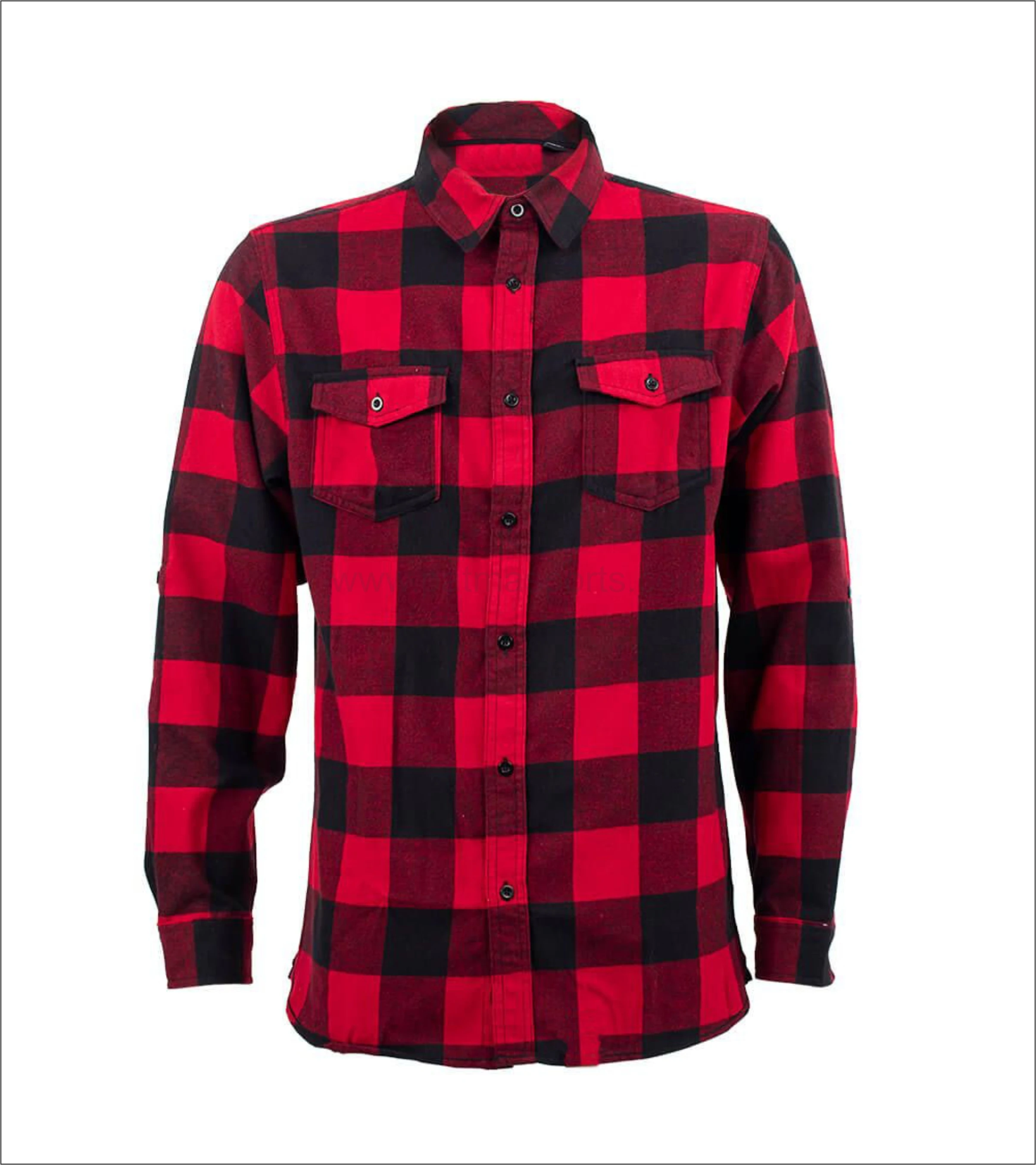 Flannel Shirts Custom 100% Cotton Checked Pattern OEM Casual Different Long Sleeve Flannel Shirt Plaid Wholesale Flannel Shirts