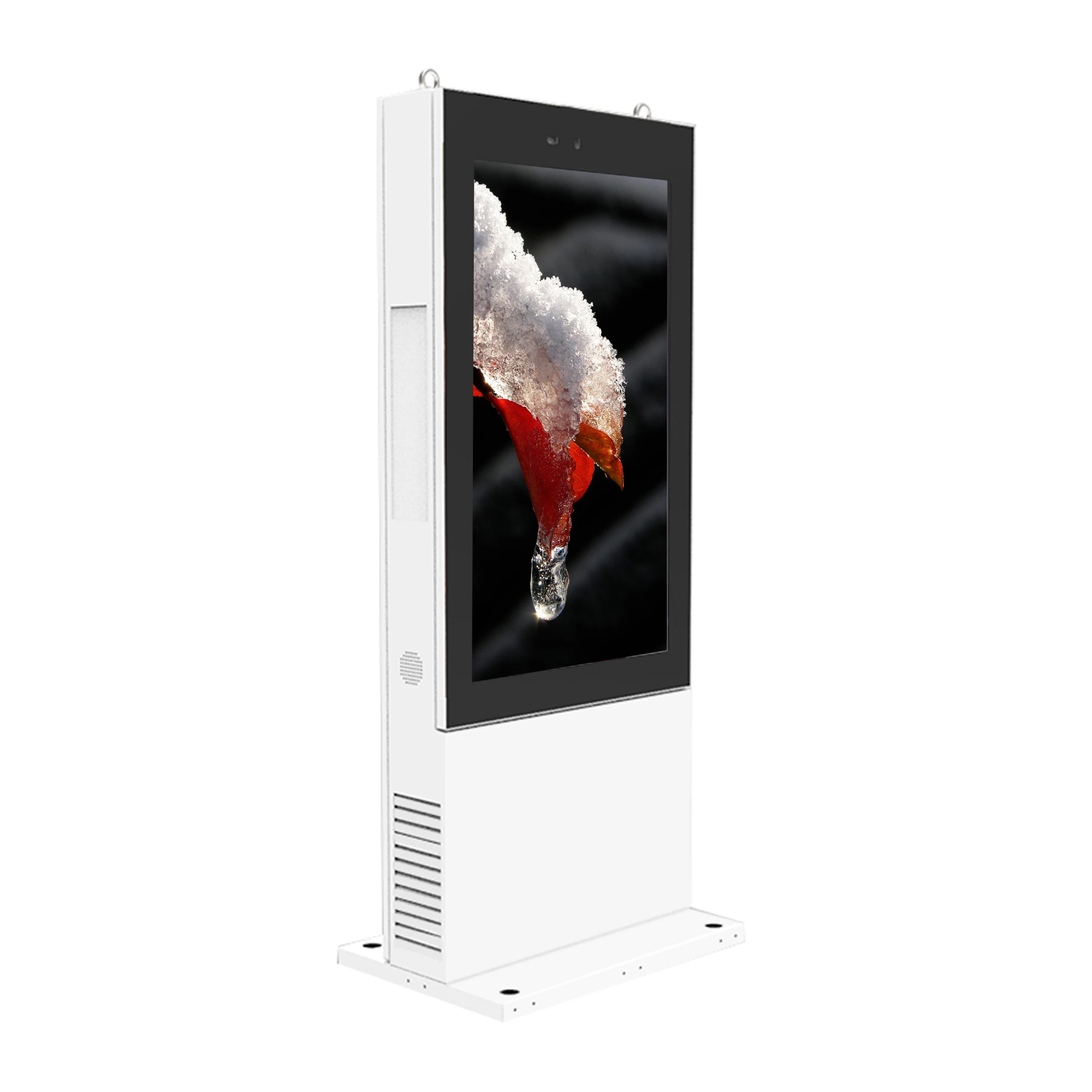 waterproof 43 outdoor 2500nit lcd kiosk full color advertising digital touch totem signage wifi display screen price for sale