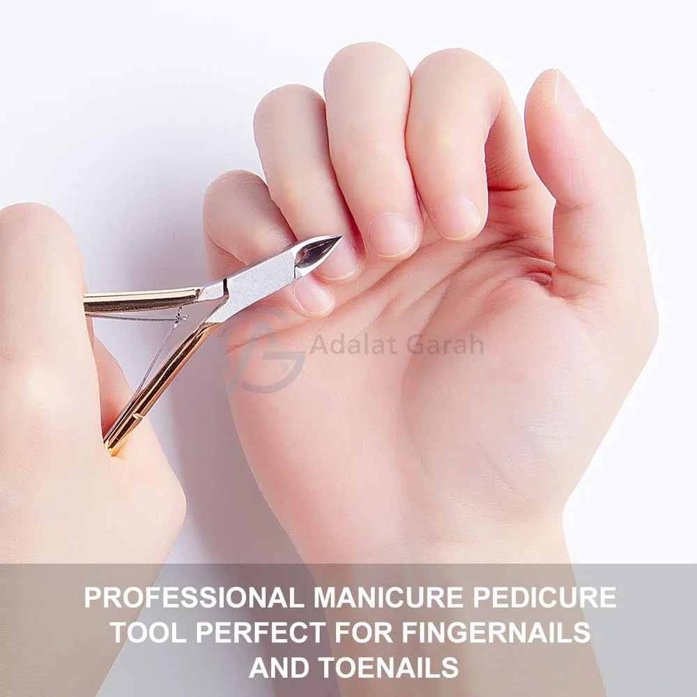 Cuticle Nipper Sharp Blade Cuticle Trimmer Stainless Steel Finger Toe Nails Cuticle Nipper