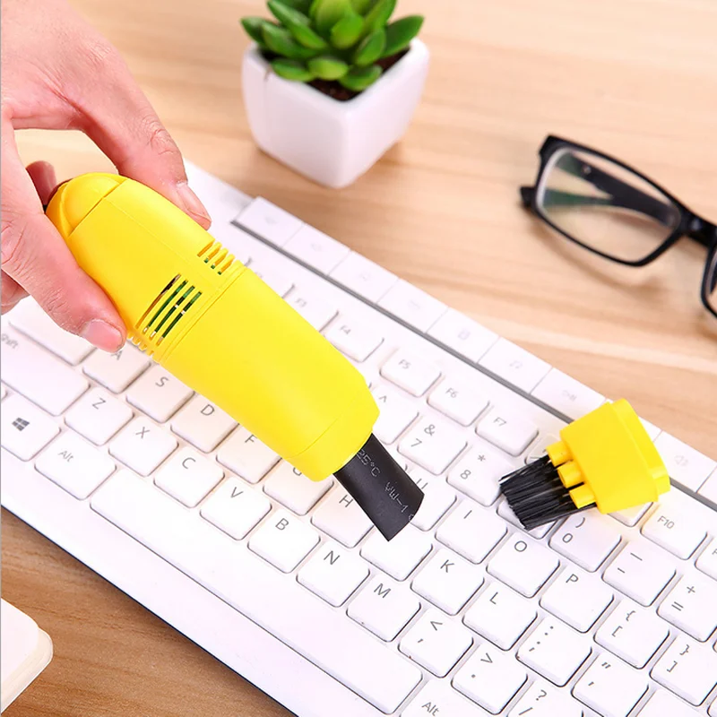 
Keyboard Vacuum Cleaner USB Multicolor Portable Mini Handheld Dust Cleaner Laptop Keyboard Cleaner Eco-friendly ABS with Bag 35 