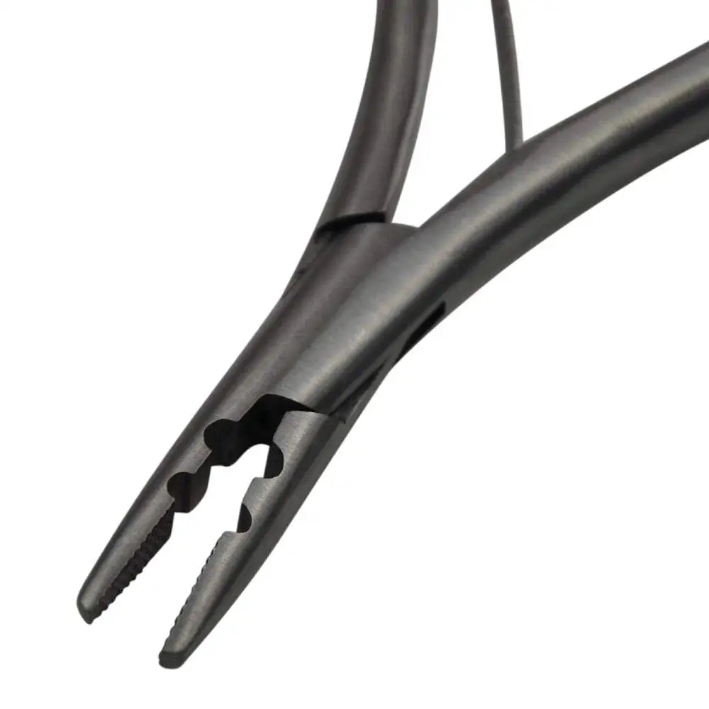 Stainless Steel Hair extension Pliers With 2 holes Hair Extension Tool For Hair Remove Micro Ring Loop Made in Pakistan