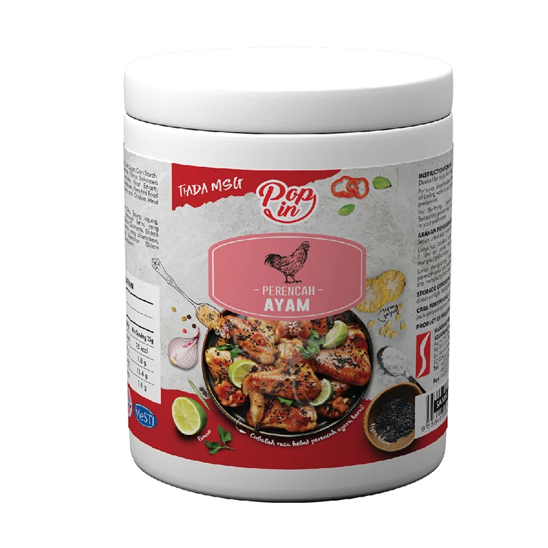 Halal Customised Seasoning for Snack, Meat, Processed seafood, Marination, Instant noodle, Vegetarian Food