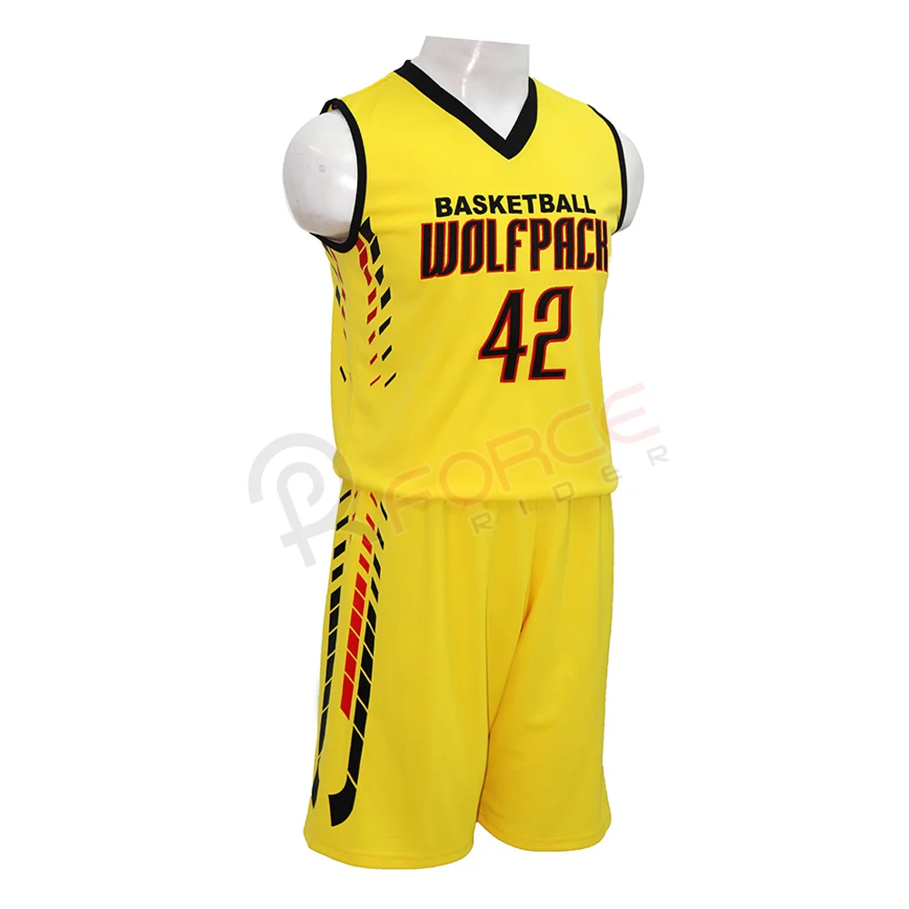 Новинка 2021 баскетбольная майка и баскетбольные шорты Мужская сублимированная Двусторонняя форма