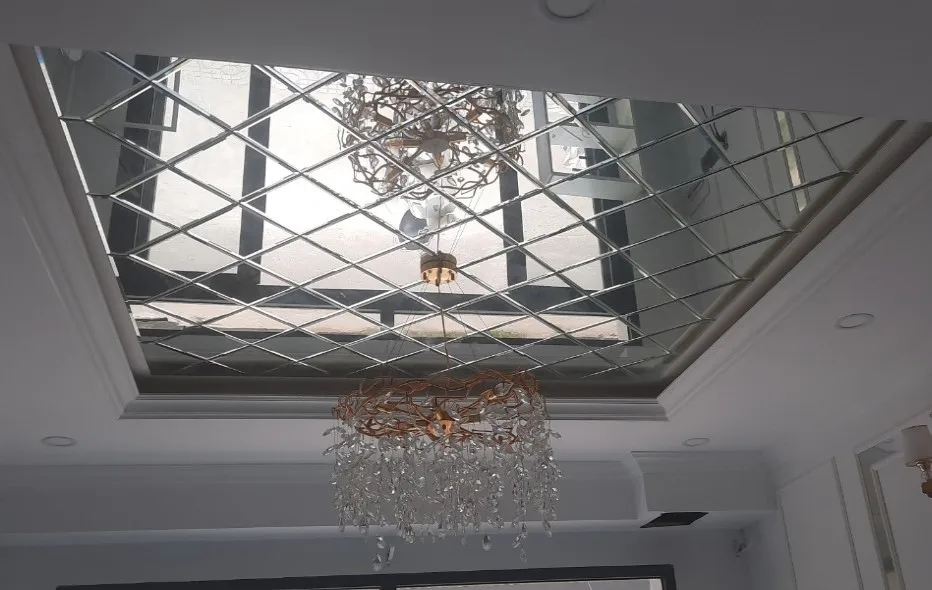 MIRROR ART STICK ON THE CEILING  MADE IN VIETNAM
