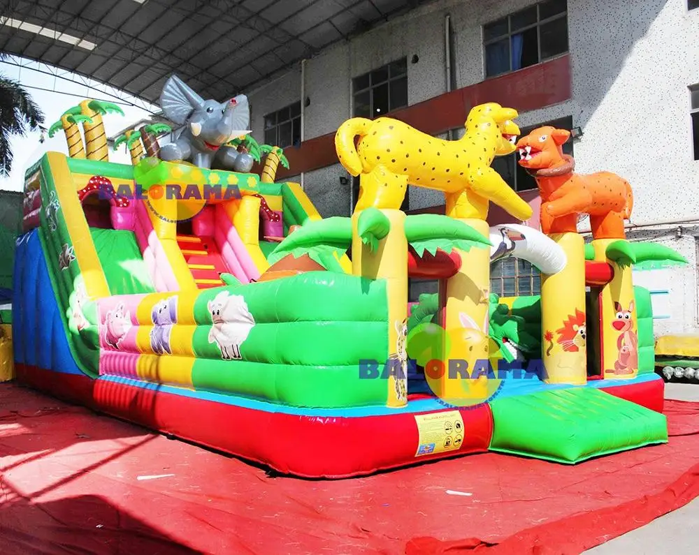 High quality new product of the year Inflatable Nature Park 11x6x6m