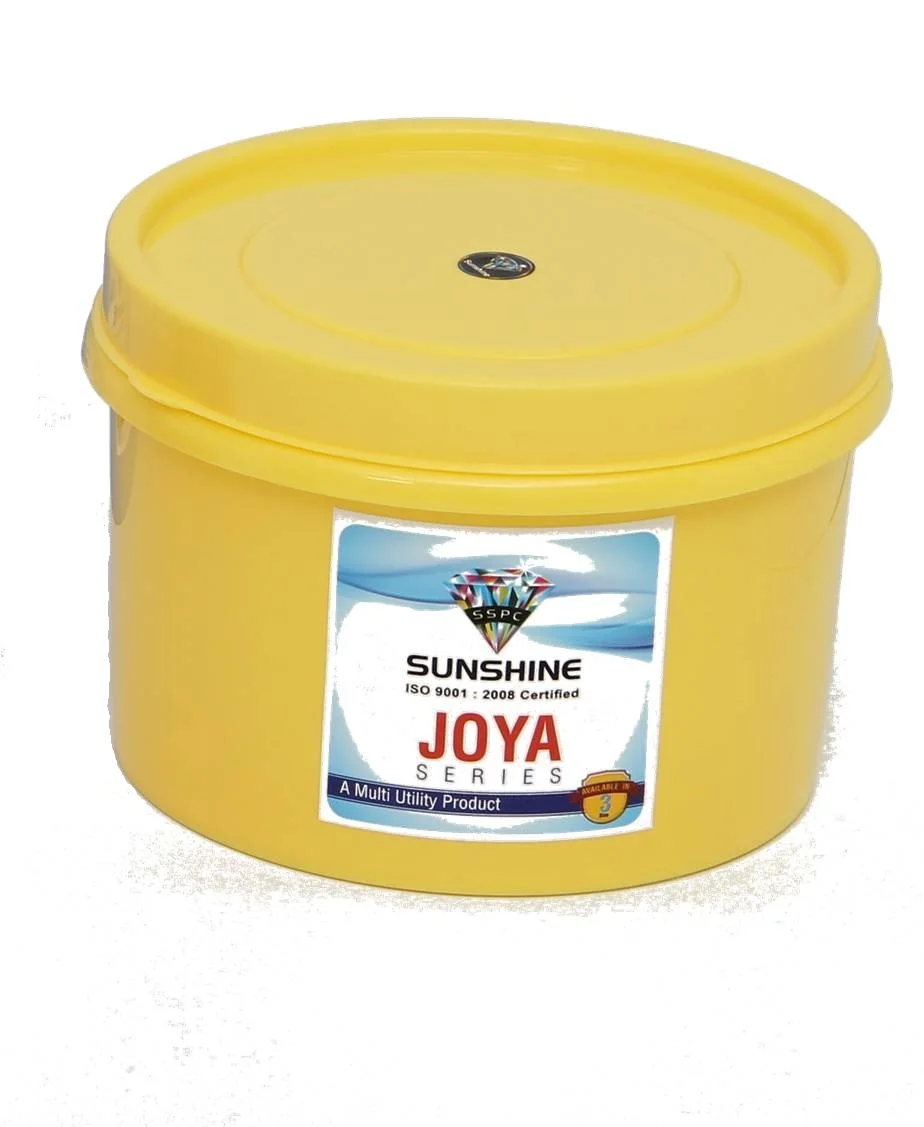 
New Design multi utility 1.5 Liters Round Clear plastic Box with plastic Lid for Indoor/Outdoor 