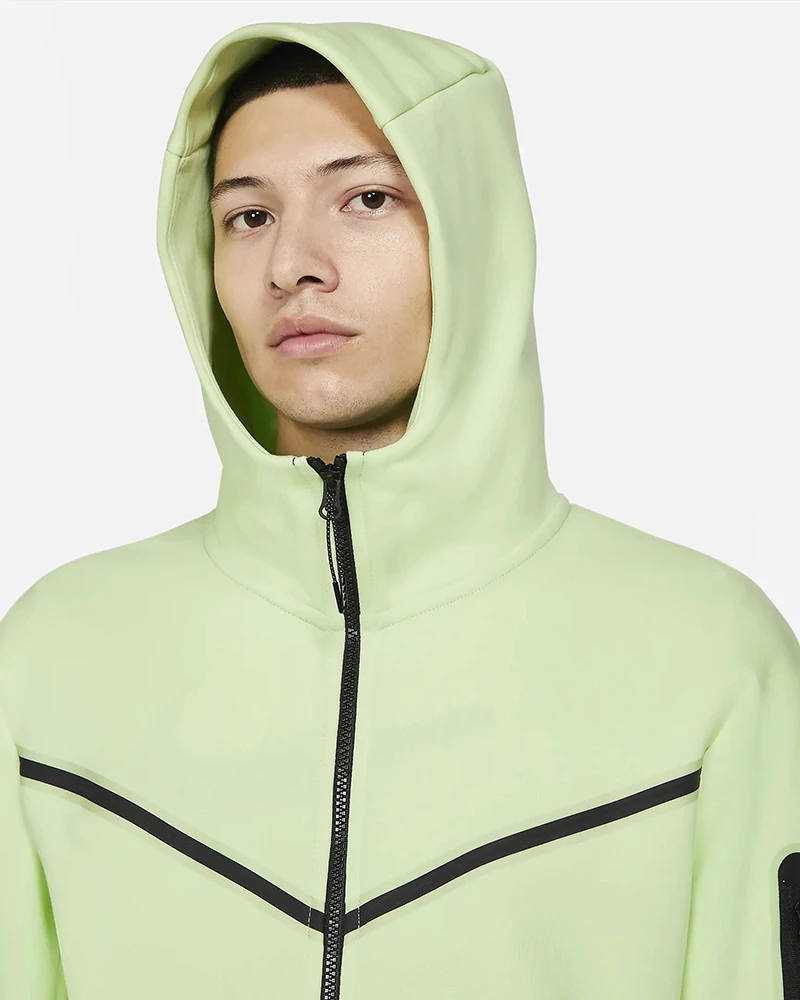 Custom sports set pullover neon green tracksuit men track suits