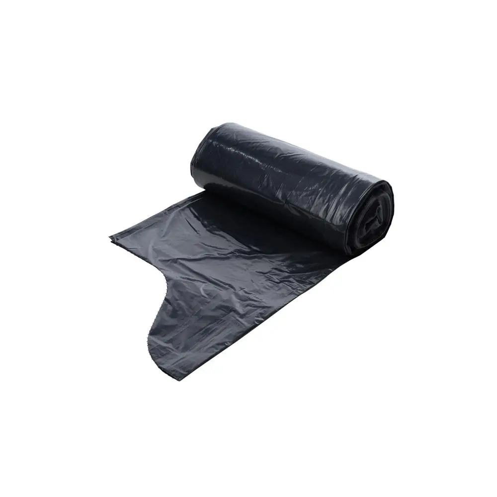 High quality HDPE/LDPE garbage trash bags with flap tie/wave top low price Direct from Vietnam Manufacturer