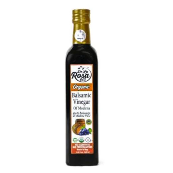 
High Quality 100% Pure & Natural kosher Organic Balsamic Vinegar 500ml Bottle from De La Rosa. 