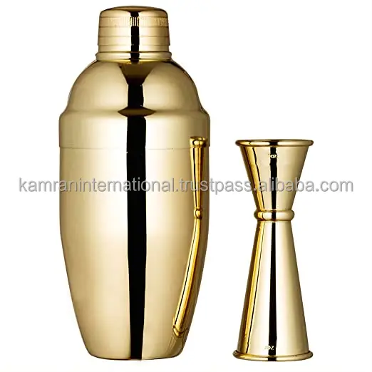 Silver Cocktail Shaker With Shaker custom made salt and pepper shakers Hotel & Restaurant Decorative