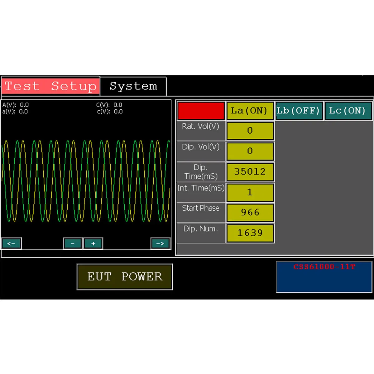 Lisun CSS6100011 voltage dips and interruptions generator