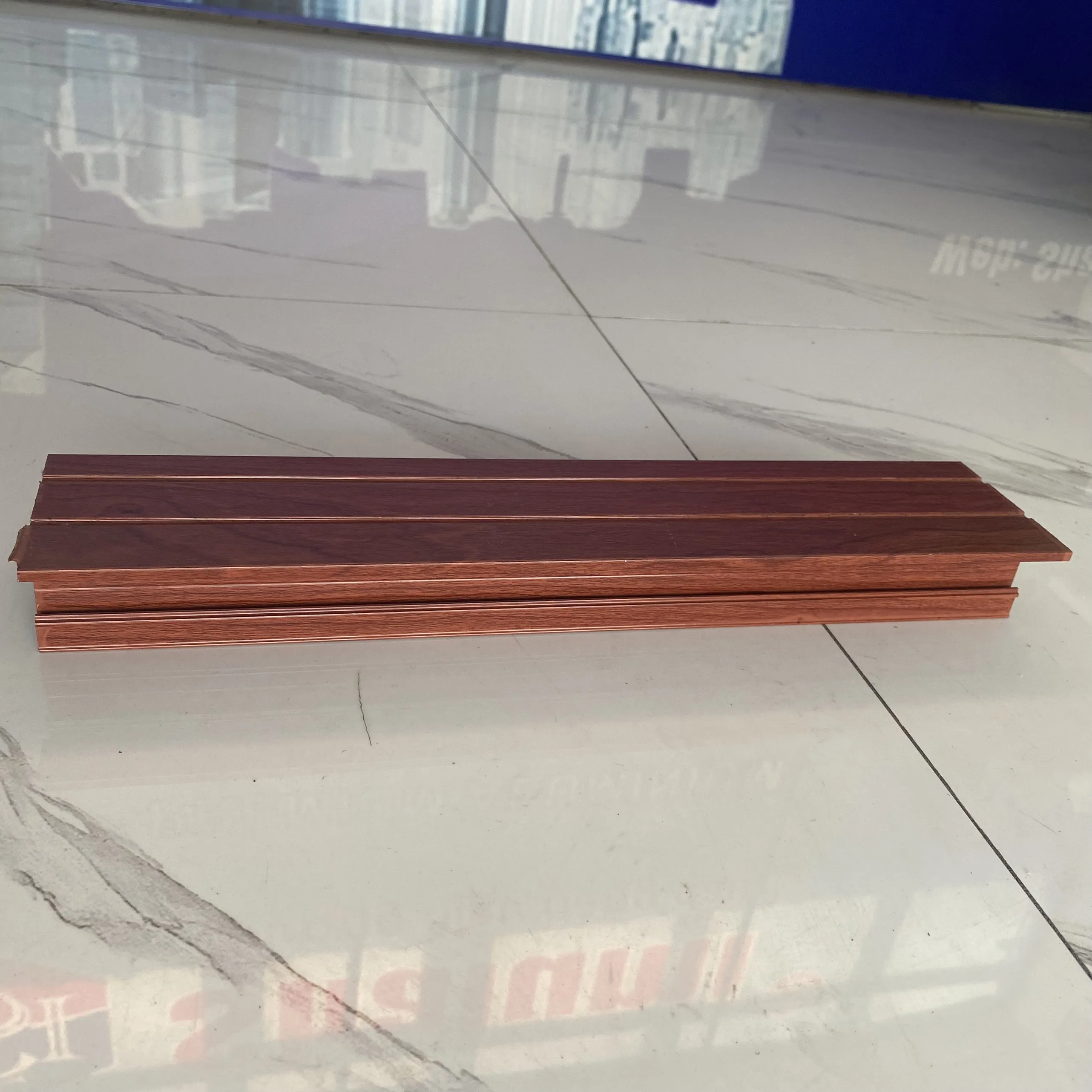 Shalumi  wood grain aluminum wood grain aluminum windows aluminum profiled bars