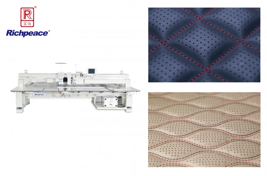 Richpeace Automatic Perforation+Embroidery+Sewing Machine