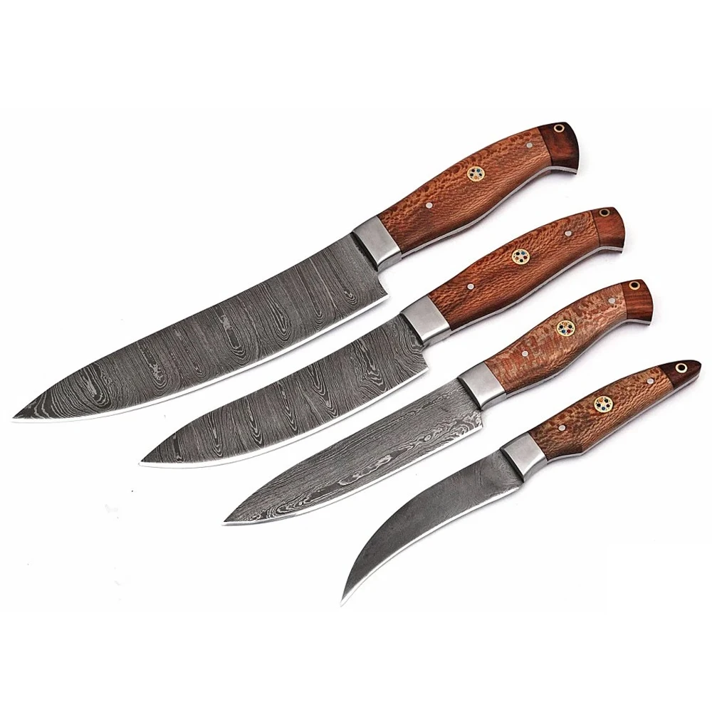 Pakistan Made 100% Top High Quality Damascus Chef Knife Sets | Wholesale Cheap Price Hot Sale Chef Knife Sets