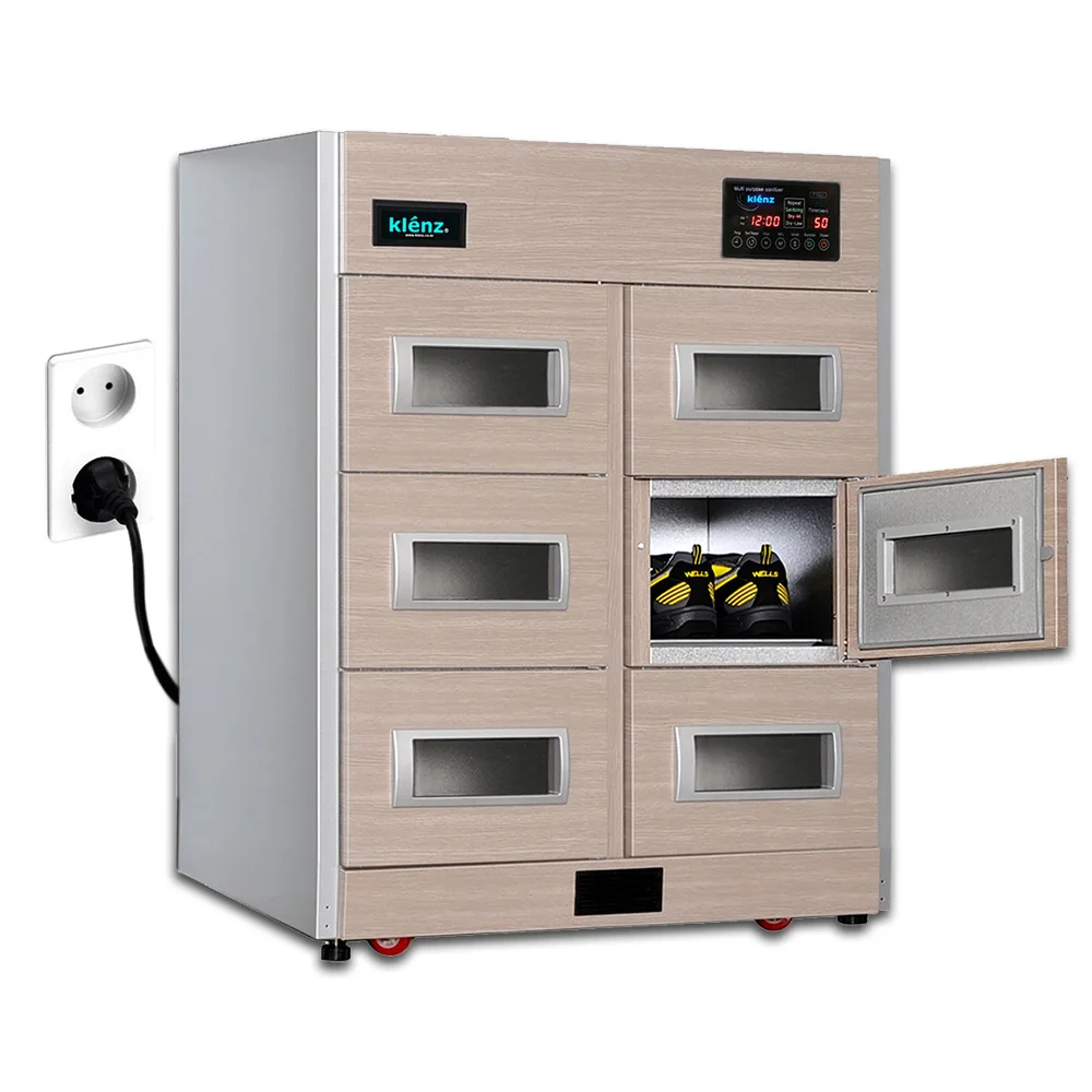 Shoes sterilizer dryer storage cabinet sterilizing drying hotel shoe closet metal locker klenz cabinet disinfection