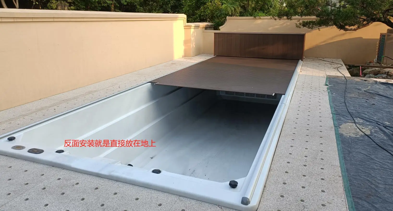 Крышка для бассейна с автоматическим вращением для креативной свободной формы