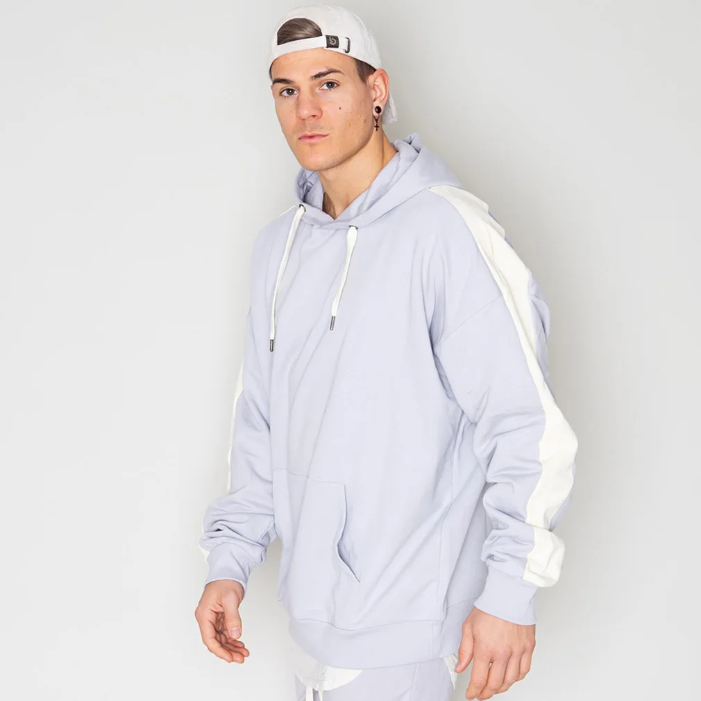 Latest design men peach color Pullover Hoodies | Custom color hoodies 2023 wholesale sets for men