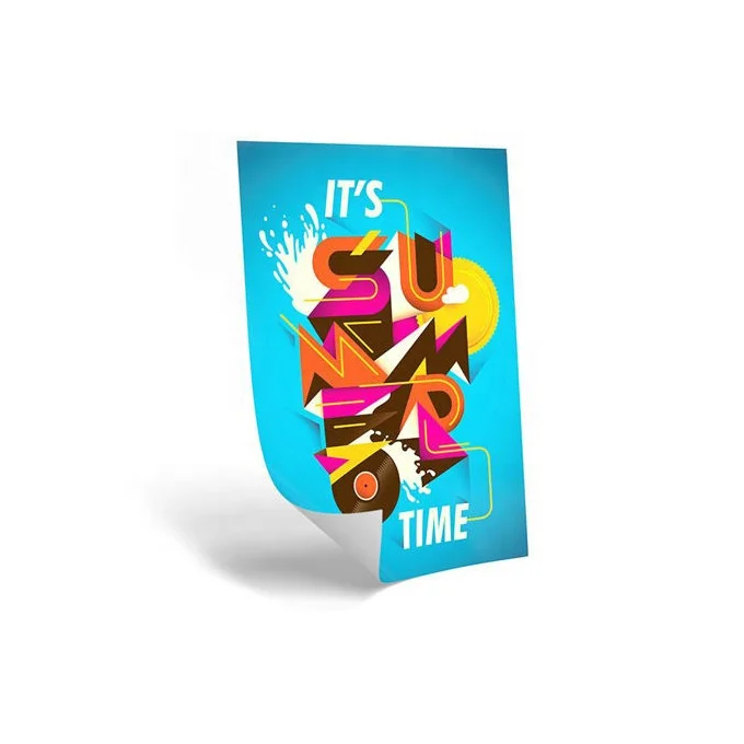 Art paper,photo paper label a4 a3 size poster printing for shop