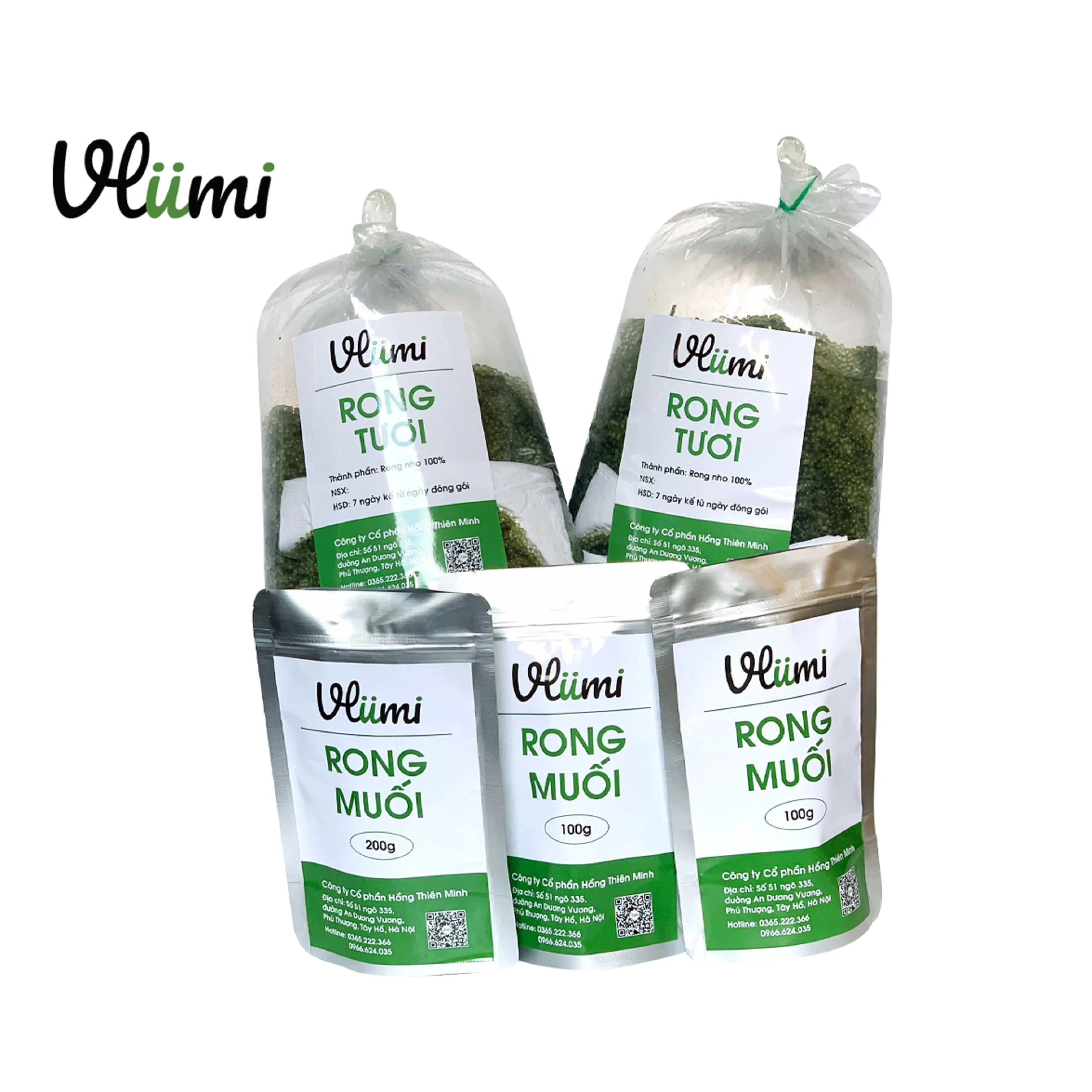 Органический дегидратированный и маринованный морской виноград вubi 100% от поставщика из Вьетнама