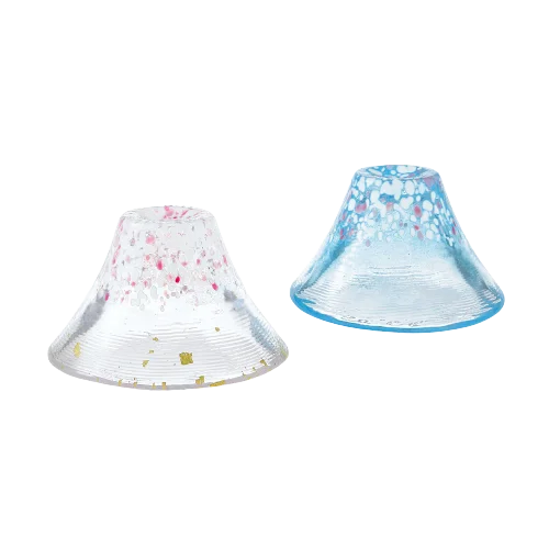 Mountain Fuji glass made in Japanese sake glass wisky rock highball