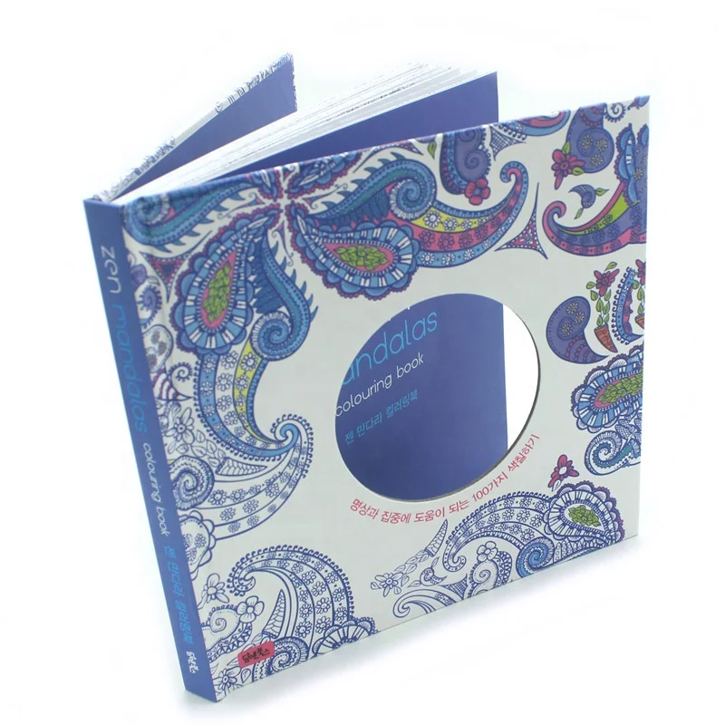 Customized Hardcover Perforated Pages Coloring Book Printing Services