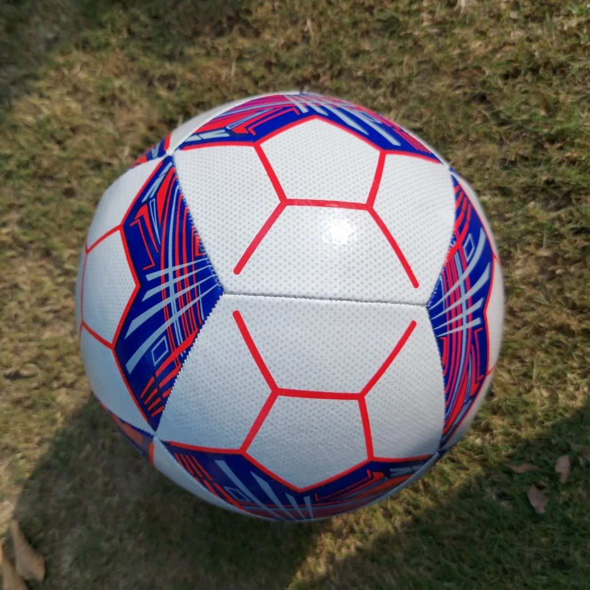 PVC Machine stich Promotion soccer ball  Quality 12 panels size 5  cheap price football
