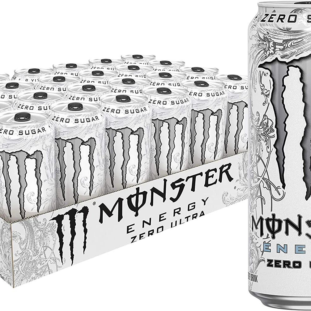 Monster Energy Zero Ultra, Sugar Free Energy Drink, 16 Ounce