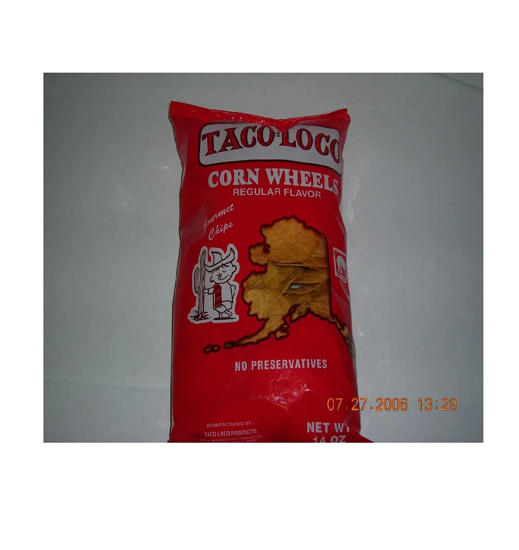  Фирменные круглые колеса Taco Loco 2021 с кукурузным чипом номер модели