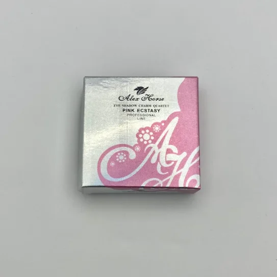 Customized Glossy Lamination empty eyeshadow cream shipper box carton box