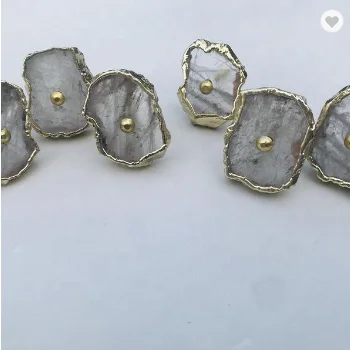 Прозрачный Агат, Классическая винтажная отделка, шкаф, ящик, вытяжной шкаф, комод, декоративные ручки для интерьера