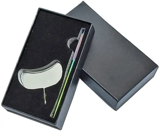  Оптовая продажа золотистых и серебристых зеркал купить лучшие зеркала из нержавеющей стали для ресниц