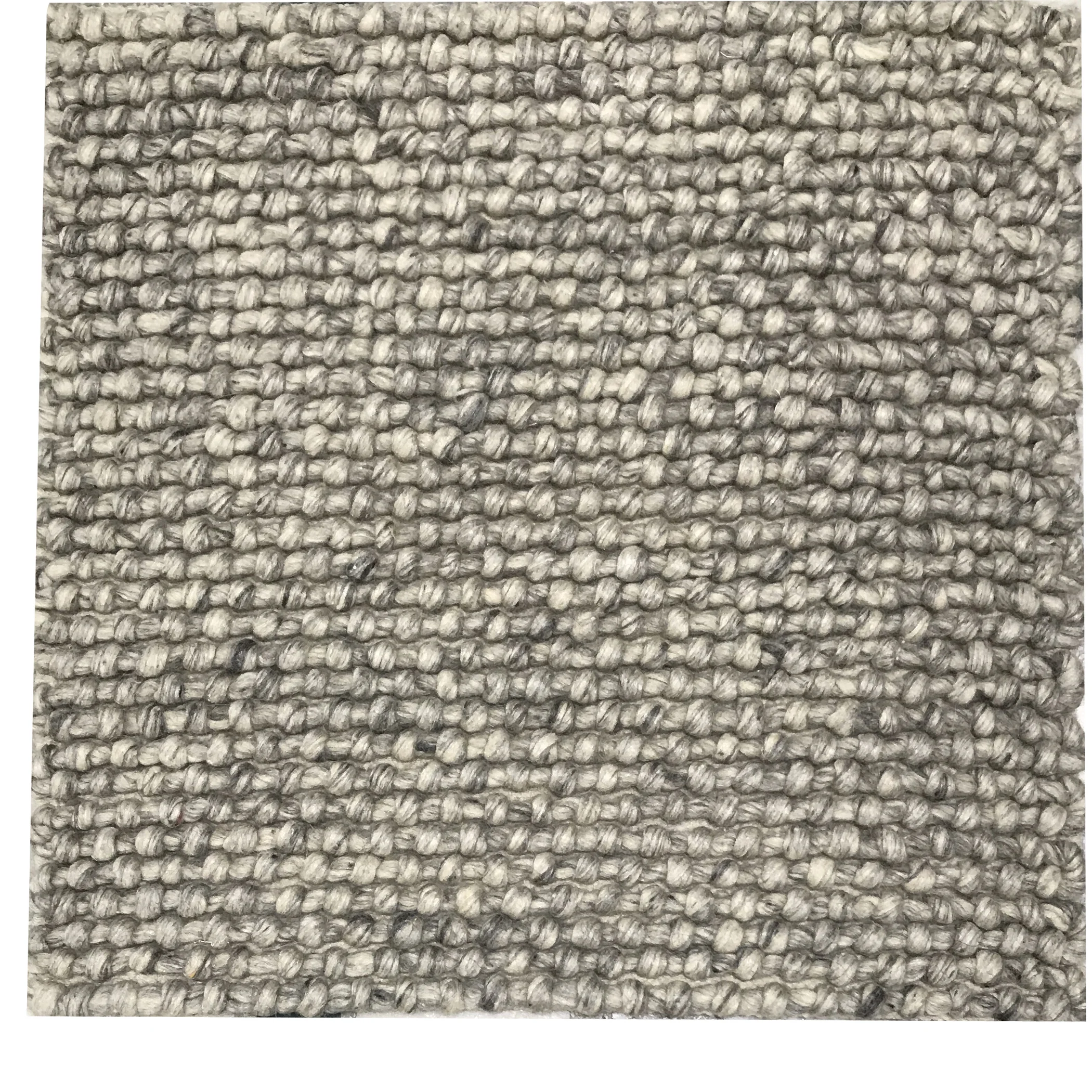 Looped Braided Wool Rug